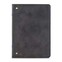 Samsung Galaxy Tab S2 9.7 Case,TechCode Luxury Book Style Folio Cover Stand Magnetic Smart Case Cover for Samsung Galaxy Tab S2 9.7 inch Tablet SM-T810/SM-T815 (Tab S2 9.7, Black)