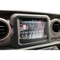 CDEFG for 2018 2019 2020 Wrangler JL/ 2020 Gladiator JT Center Control Touchscreen Navigation Touch Screen Protector, HD Clear Tempered Glass 9H Scratch Resistance (7IN)