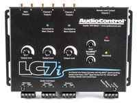 AudioControl LC7i - Black Six Channel Line Out Converter with AccuBASS & 5-year warranty!