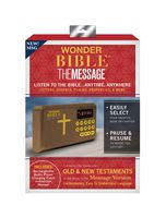 Wonder Bible The Message MSG- The Audio Bible Player That Speaks, Message Version, Old & New Testament, As Seen on TV