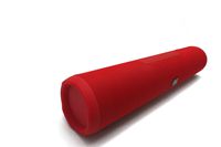 Sylvania 16-Inch Long Bluetooth Pill Style Speaker - Enjoy The Beats in Your Music! (Red), SP667