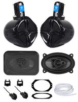 Overhead Soundbar Rollbar+Front Speaker Upgrade for 1997-2002 Jeep Wrangler TJ