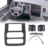 ECOTRIC High Grade Dash Kit Compatible with Dodge Ram 2002-2005 Double DIN Stereo Install Black