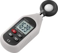 Voltcraft Mini Luxmeter LX-10, Dark/Light Grey, Light Meter, Illuminance, Lighting, Lux, Foot-candle (fc)