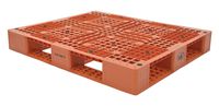 Vestil PLP2-4840-ORANGE Polyethylene Pallet with 4 Way Entry, 6600 lbs Capacity, 39.5" Length, 47.375" Width, 6" Height