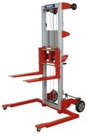 Wesco Industrial Products 273514 Aluminum/Steel Hand Winch Lifter with Adjustable Straddle Base, 500-lb. Capacity, 29" x 43" x 68"