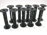 10 Empty Kodak 120/220 Medium Format Plastic Film Spools