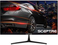 Sceptre E255B-1658A 24.5" 165Hz 144Hz 1ms Gaming LED Monitor 2X HDMI 2.0 1x DisplayPort, Metal Black 2019