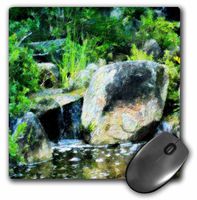 3dRose LLC 8 x 8 x 0.25 Inches Zen Garden Mouse Pad (mp_18703_1)
