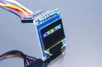 ACROBOTIC 0.96" Full Color SPI 96×64 OLED LCD Display Module for Arduino, ESP8266, MSP420, STM32, 8051, Raspberry Pi LED Screen SSD1331 16-bit Color