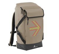 Roadwarez Road Tracker Bluetooth-Enabled Cycling Backpack - The First and Only Cycling Backpack That Knows Where You are Going with First-to-Market Hands-Free Automatic Directional Signal (Taupe)