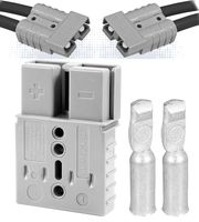 Anderson SB120 Power Ground Quick Disconnect Grey Housing w/ 2 AWG Gauge Contact