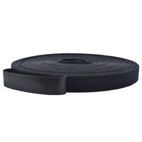 82ft Reusable Fastening Tape, Hook and Loop Cable Tie Strap Ultra Thin and Strong Roll 27 Yard Black, Wire Cord Wrap Management Organizer, No Harm to Hands, Never Drop Hooks (10mm (2/5 inch))