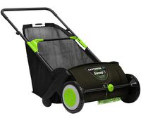 Earthwise LSW70021 21-Inch Leaf & Grass Push Lawn Sweeper, Width