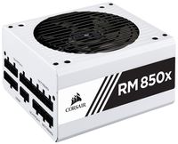 CORSAIR RMX White Series (2018), RM850x, 850 Watt, 80+ Gold Certified, Fully Modular Power Supply - White