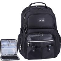 OBOO Business Travel Laptop Lunch Backpack with Removable Large Insulated Tote Lunch Box -3 Meals Management Lunch bag for Men&Women Cooler Backpack Fits 15.6 Laptop Notebook,Ice Pack Fitness Backpack