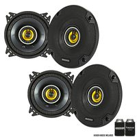 Kicker 46CSC44 - Two Pairs of CS-Series CSC4 4-Inch (100mm) Coaxial Speakers, 4-Ohm (2 Pairs)