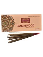 raajsee Sandal Wood Incense Sticks 100 gm,100% Pure Organic Natural Hand Rolled Free from Chemicals-No Dipping -Perfect for Church,Aroma Therapy,Relaxation,Meditation,Positivity,Healing 100 gm Pack