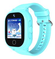 SZBXD Kids Waterproof Smartwatch with GPS/LBS Tracker - Boys & Girls IP67 Waterproof Smart Watch Phone with SOS Camera Anti-Lost Games for Back to School Sports Watches Student Gifts (Blue 1)