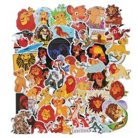 The Lion King Animal World Decal Stickers Car Motorcycle Bicycle Skateboard Laptop Luggage Vinyl Sticker Graffiti Laptop Luggage Decals Bumper Lion's World Stickers (Lion's World)