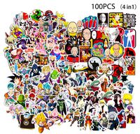 Kilmila Stickers [100pcs], Random Vinyl Anime Vinyl Sticker for Laptop Water Bottle Bike Car Motorcycle Bumper Luggage Skateboard Graffiti, Cool Animals Monsters Decals, Best Gift for Kids Children