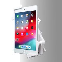 Tablet Mount, CTA Digital Rotating On-Wall Flush Mount for 7-14" Tablets, iPad 10.2-Inch (7th Gen.), iPad Air 3, iPad Mini 5, 12.9-Inch iPad Pro, 11-Inch iPad Pro, iPad Gen 6, More (White)