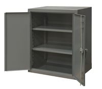Durham Extra Heavy Duty Welded 12 Gauge Steel Counter Top Cabinet, HDC-244842-2S95,  1200 lbs Shelf Capacity,  24" Length x 48" Width x 42" Height,  2 Shelves
