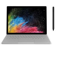 Microsoft Surface Book 2 13.5" PixelSense 3000x2000 Touch-Screen 2 in 1 Laptop, Core i5 Gen 8th Porcessor, 8GB RAM, 256GB SSD, Quad-Core up to 3.6 Ghz, USB-C, Win 10 Pro w/Surface Pen - Black