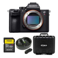 Sony a7R III 42.4MP Fullframe Mirrorless Interchangeable-Lens Camera 64GB Bundle