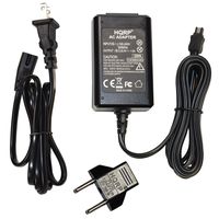HQRP Replacement AC Adapter/Charger Compatible with Sony HandyCam DCR-HC21, DCR-HC22E, DCR-HC23E, DCR-HC24E, DCR-HC26, DCR-HC28 Camcorder with USA Cord & Euro Plug Adapter