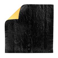 3M Sound Deadening Pads, Self-Adhesive Sheets, Black One Pad Each