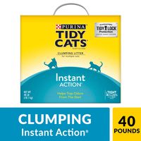 Purina Tidy Cats Clumping Cat Litter, Instant Action Multi Cat Litter - 40 lb. Box