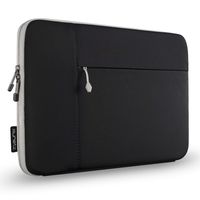 Runetz - MacBook Pro 16 inch Sleeve Neoprene 2019 - Laptop Sleeve Notebook Cover Bag Case with Accessory Pocket for New 16 inch MacBook Pro - Black