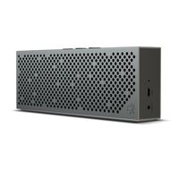 JLab Audio Crasher Slim- METAIL Build Rugged Portable Splashproof Bluetooth Speaker with 10 Hour Battery - Black