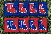 Victory Tailgate NCAA Collegiate Regulation Cornhole Game Bag Set (8 Bags Included, Corn-Filled) - Louisiana Tech Bulldogs