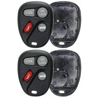 KeylessOption Just the Case Keyless Entry Remote Key Fob Shell For 16245100-29, 16263074-99 (Pack of 2)