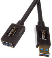 AmazonBasics USB 3.0 Extension Cable - A-Male to A-Female Adapter Cord- 9.8 Feet (3.0 Meters) (Renewed)