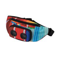 The #1 Fannypack with Speakers. Bluetooth Fanny Pack for Parties/Festivals / Raves/Beach / Boats. Rechargeable, Works with iPhone & Android. #1 Bachelorette Party Gift (Rainbow, 2018 Edition)