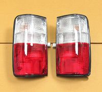 Toyota Hilux Pickup Truck 4x2 4x4 89 - 95 Clear - Red Tail Lights Premium Oem Pair 90 91 92