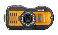 Ricoh 16 Waterproof Underwater Digital Camera Hybrid with 3" LCD, Orange (WG-5 GPS)