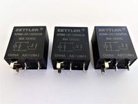 AMERICAN ZETTLER AZ988-1AT-12DSEC3R AZ988 Series 30 A SPST 12 VDC Micro-ISO PCB Terminal Automotive Relay - 3 Item(s) (3)