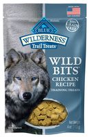 Blue Buffalo Wilderness Trail Treats Wild Bits Grain Free Soft-Moist Training Dog Treats, Chicken Recipe 4-oz bag
