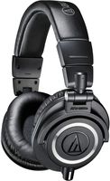 Audio-Technica ATH-M50x Professional Studio Monitor Headphones, Black