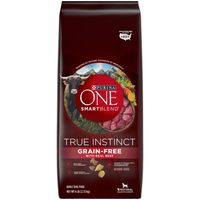 Purina ONE Grain Free Natural Dry Dog Food, SmartBlend True Instinct With Real Beef - 6 lb. Bag