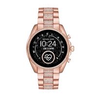 Michael Kors Access Women's Bradshaw 2 Touchscreen Stainless Steel Smartwatch, Rose Gold tone w/Pave centerlinks-MKT5089