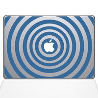 The Decal Guru 2048-MAC-15P-LB Music Waves Decal Vinyl Sticker, Light Blue, 15" MacBook Pro (2015 & Older)