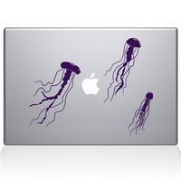 The Decal Guru Jellyfish MacBook Decal Vinyl Sticker - 12" MacBook - Lavender (1108-MAC-12M-LAV)