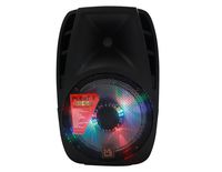 Mr. Dj PLBAT8 8" Active Full Bluetooth Portable Speaker with USB/SD/FM Radio with Rechargeable Battery, Small