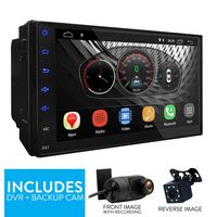 UGAR 7" EX8 Android 8.1 Universal Car Stereo 2GB 16GB Head Unit Double Din Touch Screen Radio Auto Car Audio Indash GPS Navigation with Bluetooth WiFi Mirroring with Backup Camera + DVR Camera