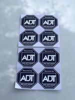 ADT Window Sticker Decal, Authentic ...